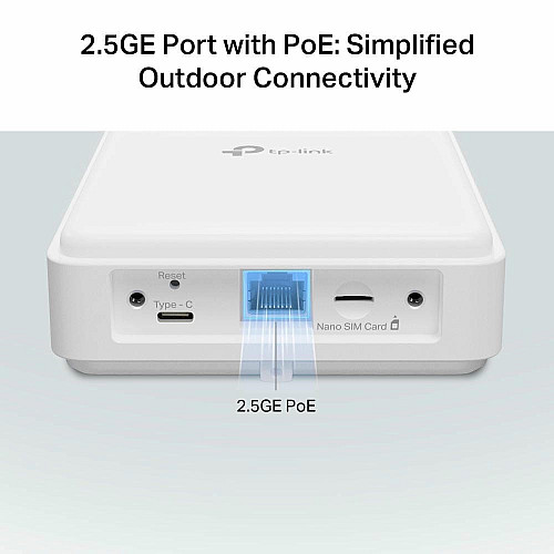 Зовнішній маршрутизатор TP-LINK NE200, 5G, 1x2.5GE LAN (PoE)