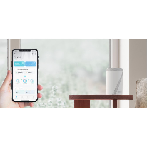 Система WiFi-Mesh TP-LINK Deco BE65 BE11000, 4x2.5GE LAN/WAN, 1xUSB 3.0, 3 мод