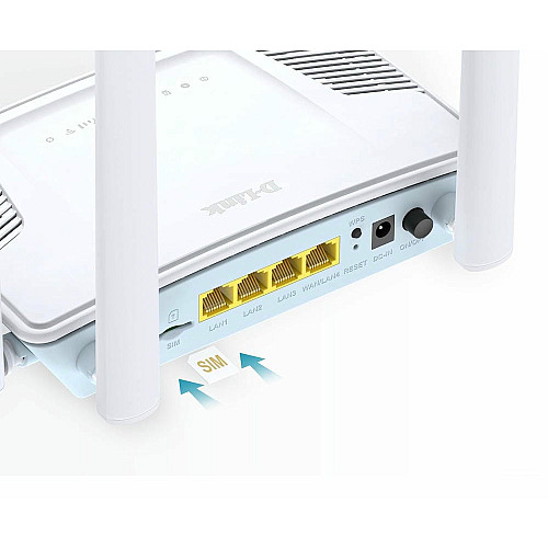 Маршрутизатор D-Link G403C N300, 4G/LTE, 3xFE LAN, 1xFE LAN/WAN