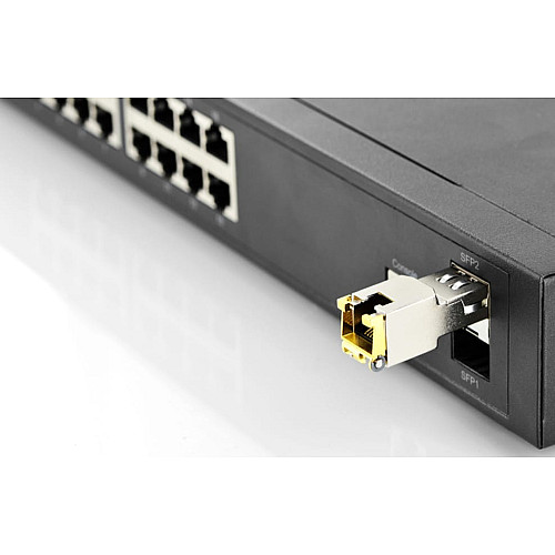 Модуль DIGITUS 1.25 Gbps Copper SFP, 100m, RJ45, 10/100/1000Base-T