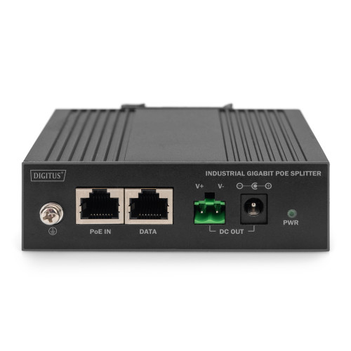 Розгалужувач DIGITUS Gigabit Ethernet PoE splitter, Industrial, 60W