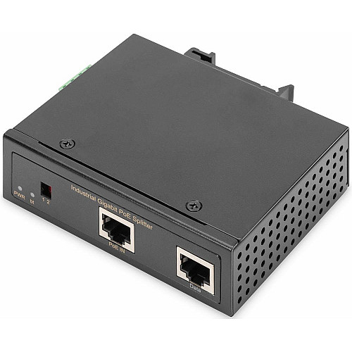 Разветвитель DIGITUS Gigabit Ethernet PoE++ splitter, Industrial, 95W