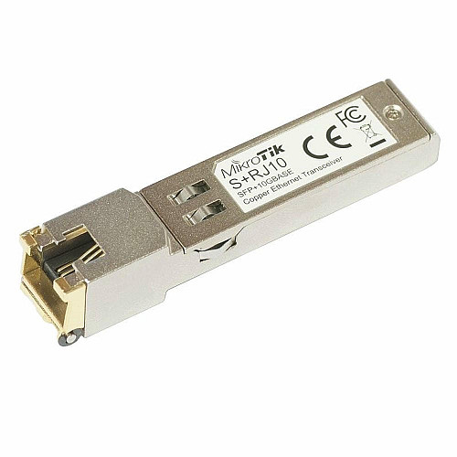 Трансивер MikroTik S+RJ10 SFP+, 1x10GE