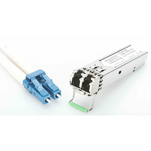 Модуль DIGITUS 1.25 Gbps SFP, 80km, SM, LC Duplex, 1000Base-ZX, 1550nm