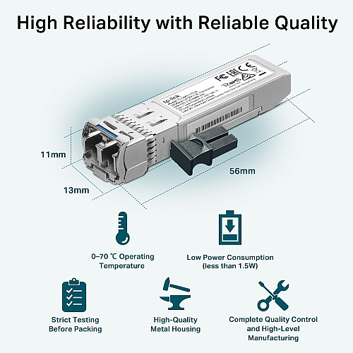 Трансивер SFP+ TP-LINK TL-SM5110-LR 10GBase-LR, SM, 10km, LC