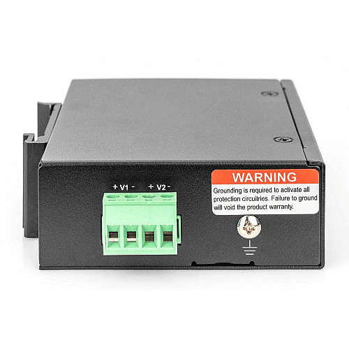 Разветвитель DIGITUS Gigabit Ethernet PoE++ splitter, Industrial, 95W