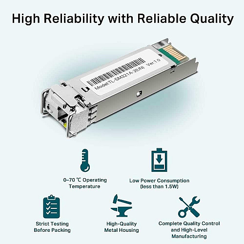 Трансивер SFP TP-LINK SM321A 1x1000BaseBX, SM, WDM, 10km LC
