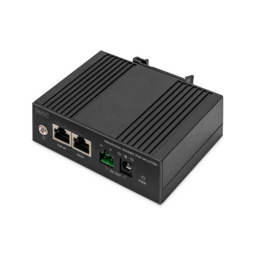 Розгалужувач DIGITUS Gigabit Ethernet PoE splitter, Industrial, 60W