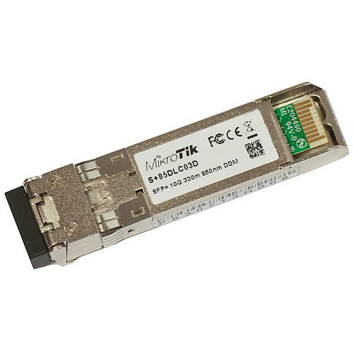 Трансивер MikroTik S+85DLC03D SFP+, 1x10GBaseSR, MM, 300м, LC