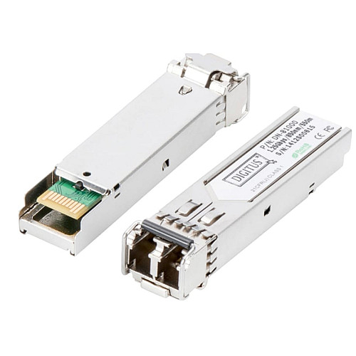 Модуль DIGITUS 1.25 Gbps SFP, 550m, MM, LC Duplex, 1000Base-SX, 850nm