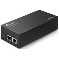 Инжектор PoE TP-LINK POE170S 1xGE, 1xGE PoE, 60Вт