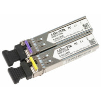 Комплект SFP-Трансиверів MikroTik S-4554LC80D (S-45LC80D, S-54LC80D по 1шт), SM, 80км