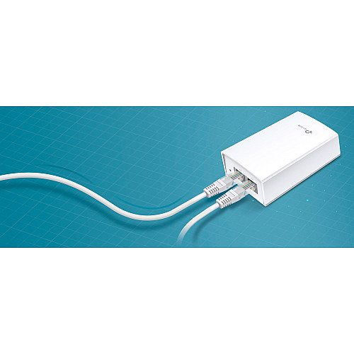 Інжектор PoE TP-LINK POE4824G 1xGE, 1xGE PoE, 24Вт, Пасивний