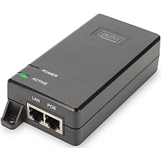 PoE-Інжектор DIGITUS PoE+ 802.3at, 10/100/1000 Mbps, Output max. 48V, 30W