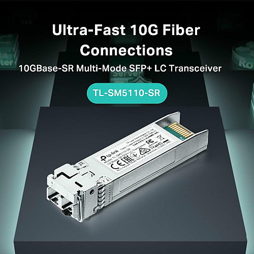 Трансивер SFP+ TP-LINK SM5110-SR 10GBase-SR, MM, 300m, LC
