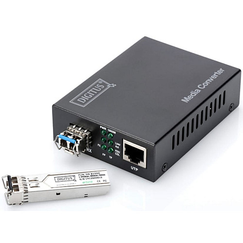 Модуль DIGITUS 1.25 Gbps SFP, 550m, MM, LC Duplex, 1000Base-SX, 850nm