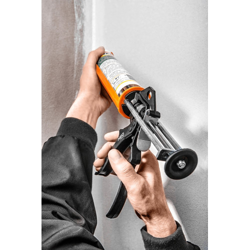 Пістолет для герметика Neo Tools, 300мл, корпус листовий метал 1.7мм, робоча частина 250мм