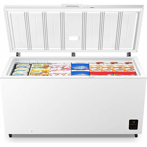 Морозильна скриня Gorenje, 500л, А+, ST, Дисплей, білий