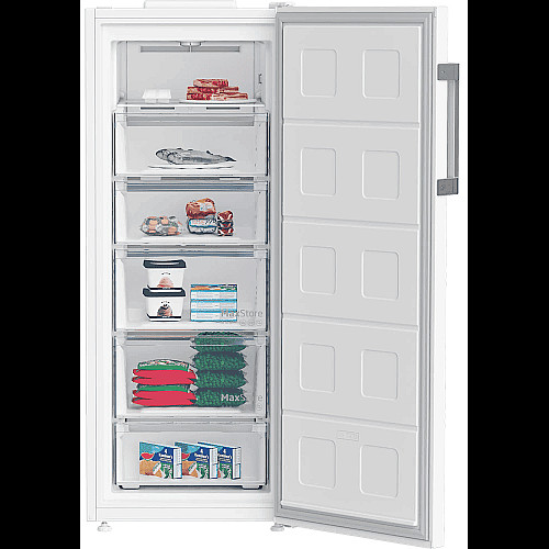 Морозильная камера Beko, 152x60x71, 220л, 1дв., E, NF, белый