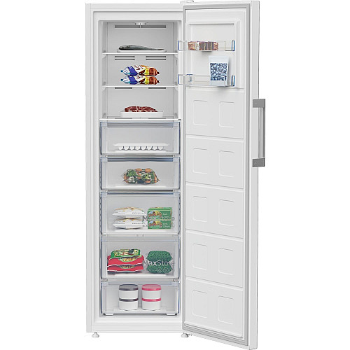 Морозильна камера Beko, 171x60x71, 260л, 1дв., E, NF, білий