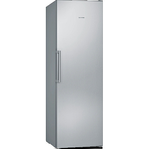 Морозильна камера Siemens, 186x60x65, 242л, 1дв., E, NF, нержавіюча сталь