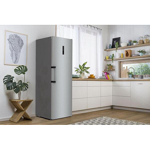 Морозильная камера Gorenje, 185.5x59.5х66.3, 280л, 1дв., A++, NF, дисплей наружный, инвертор, матовый нерж