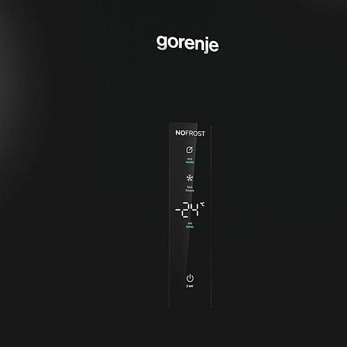 Морозильна камера Gorenje, 185.5x59.5х66.3, 280л, 1дв., A++, NF, диспл зовн., інвертор, чорний