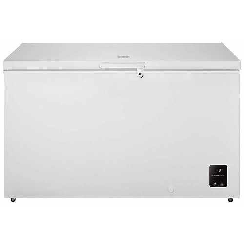 Морозильна скриня Gorenje, 420л, А+, ST, Дисплей, білий