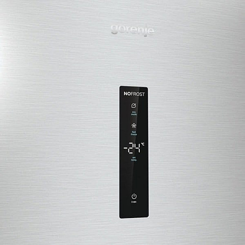 Морозильная камера Gorenje, 185.5x59.5х66.3, 280л, 1дв., A++, NF, дисплей наружный, инвертор, матовый нерж
