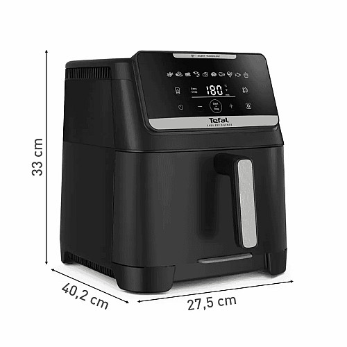 Мультипечь Tefal Easy Fry Silence XXL, 1800Вт, чаша-7л, сенсорное управл., 10 программ, пластик, черный