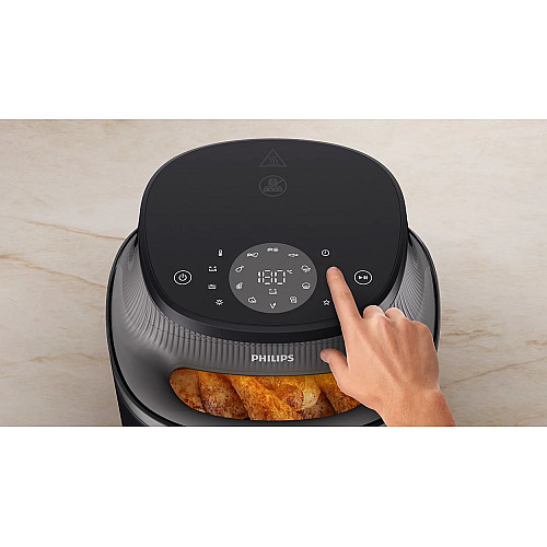 Мультипіч Philips Ovi XL Series 3000, 1700Вт, чаша-6.2л, сенсорне управл., 12 авто. програм, пластик, чорний