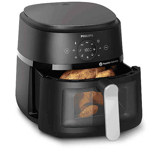 Мультипіч Philips Ovi Series 2000 1700Вт, чаша-6.2л, сенсорне управл., 13 авто. програм, пластик, чорний