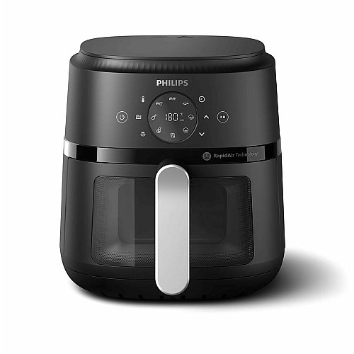 Мультипечь Philips Ovi digital, 1500Вт, чаша-4.2л, сенсорное управление, 13 авто. программ, окошко, пластик, черный