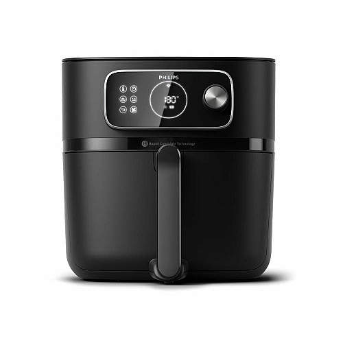 Мультипечь Philips Ovi Combi Connected, 2200Вт, чаша-8.3л, механическое управл., 22 авто. программ, пластик, черный