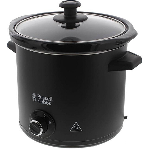 Медленноварка Russell Hobbs ChalkBoard, 200Вт, чаша-3.5л, механическое управл., нерж. сталь, черный