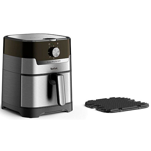 Мультипечь Tefal EasyFry&Grill, 1550Вт, чаша-4.2л, механическое управл., от 80°C до 200°C, пластик, серый