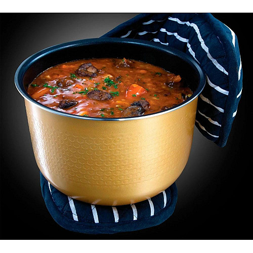 Мультиварка Russell Hobbs Cook&Home, 900Вт, чаша-5л, сенсорне, метал/пластик, чорний