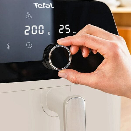 Мультипіч Tefal Easy Fry Mega, 1700Вт, чаша-7.5л, сенсорне керув., 8 програм, пластик, бежевий