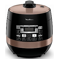Мультиварка-скороварка Moulinex Quickchef, 1000Вт, чаша-5л, сенсорне керув., пластик, чорний