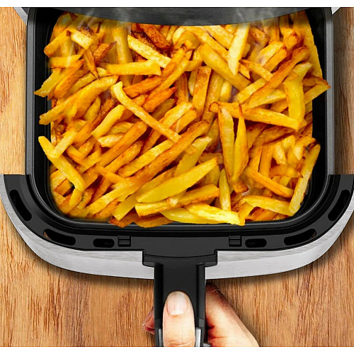 Мультипіч Tefal EasyFry&Grill, 1550Вт, чаша-4.2л, механічне керув., від 80°C до 200°C, пластик, чорний-світло-сірий