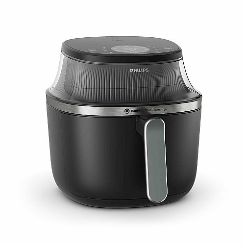 Мультипечь Philips Ovi XL Series 3000, 2000Вт, чаша-7.2л, сенсорное управл., 16 авто. программ, с окошком, пластик, черный
