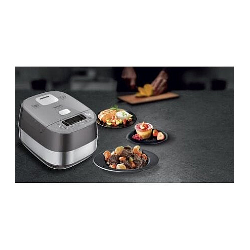 Мультиварка Tefal Expert Cook Induction, 1200Вт, чаша-5л, электронное управл., пластик, серый