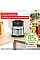 Мультипечь Tefal Easy Fry Silence, 1670Вт, чаша-5л, сенсорное управл., 10 программ, пластик, нерж. сталь-черный