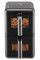 Мультипіч Sencor Dual Vita Fryer, 3000Вт, чаша-5.8+5.8л, сенсорне керув., 2 чаши, з віконцем, гриль, пластик, чорний