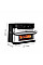 Мультипечь Tefal Dual Easy Fry Flex, 2700Вт, чаша-5.5+3.5л, сенсорное управл., с окошком, 2 чаши, гриль, пластик, черный-нерж. сталь