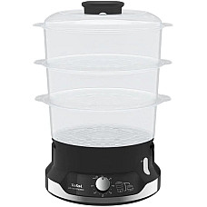 Пароварка Tefal Ultracompact, 800Вт, об'єм-9л, резервуар для води -1л, механічне керув., пластик, чорний