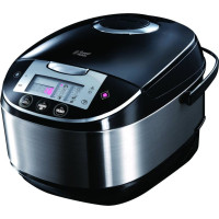 Мультиварка Russell Hobbs Cook&Home, 900Вт, чаша-5л, сенсорне, метал/пластик, чорний