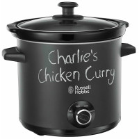 Повільноварка Russell Hobbs ChalkBoard, 200Вт, чаша-3.5л, механічне керув., нерж. сталь, чорний