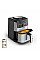 Мультипіч Tefal Easy Fry Silence Smart, 1670Вт, чаша-5л, сенсорне керув., 55 програм, пластик, сірий