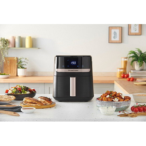 Мультипіч Russell Hobbs 1500Вт, чаша-5.5л, сенсорне управл., 9 авто. программ, пластик, чорний
